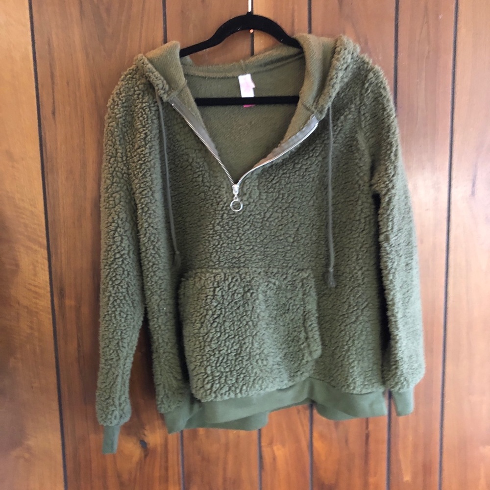 Sherpa hoodie